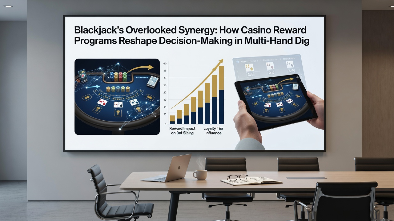 Diagramm zur Darstellung von Belohnungspunkten und Einsatzmustern in Multi-Hand-Blackjack