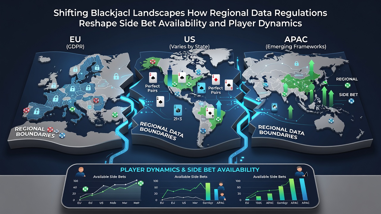 Grafik zu Datenflüssen und regulatorischen Anpassungen in digitalen Casinos