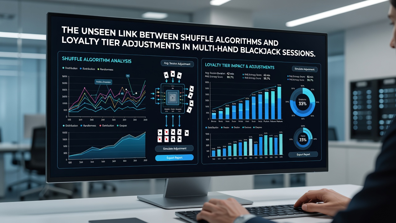Analyse von Loyalitätsstufen-Anpassungen in Verbindung mit Shuffle-Algorithmen während Multi-Hand-Blackjack-Sessions